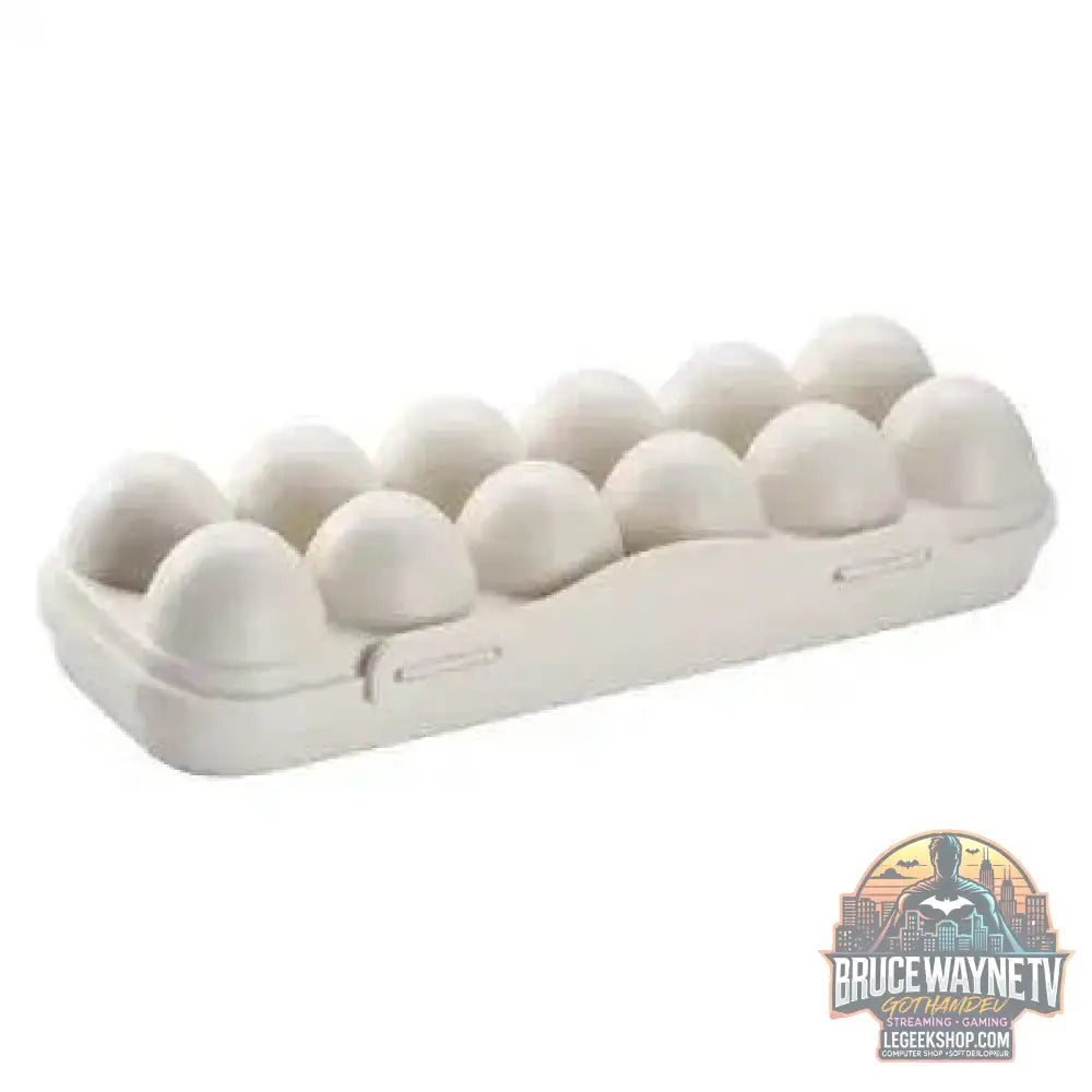 🥚 Boîte de Rangement d'Œufs Coulissante à 3 Couches – Style Échelle | Grande Capacité Réfrigérateur - Legeekshop