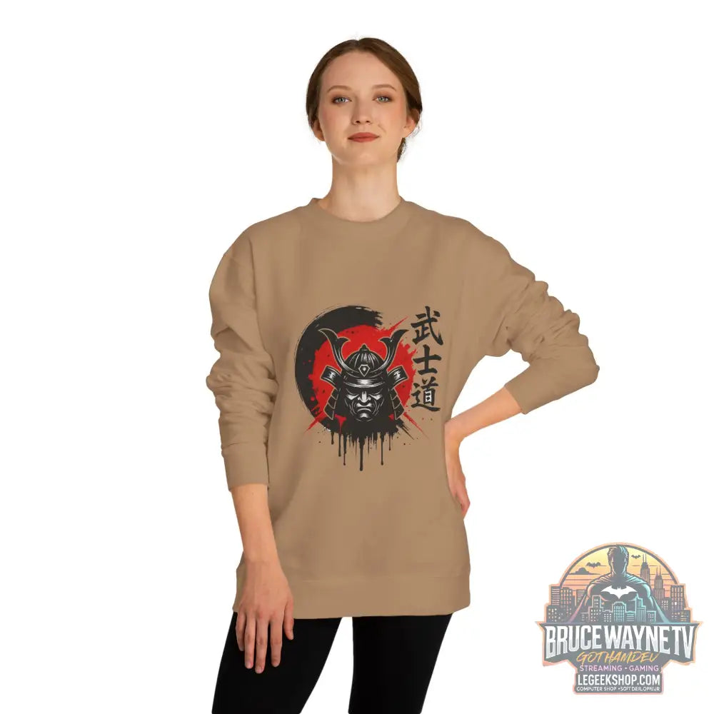 🎮 Samurai Warrior Sweatshirt Unisexe Col Rond 🎮 - Sweatshirt