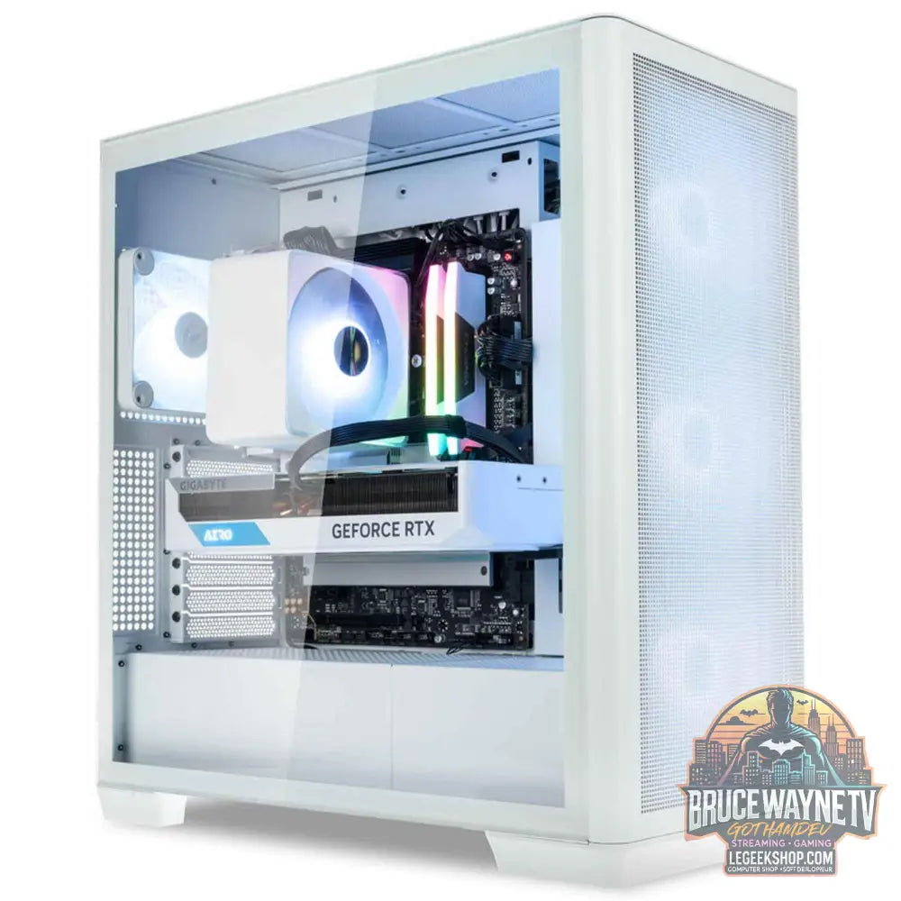 Gaming PC Polar Blizzard - AMD Ryzen 5 7600X, RTX 4070 Super, 32 Go DDR5 - King Mods - Legeekshop