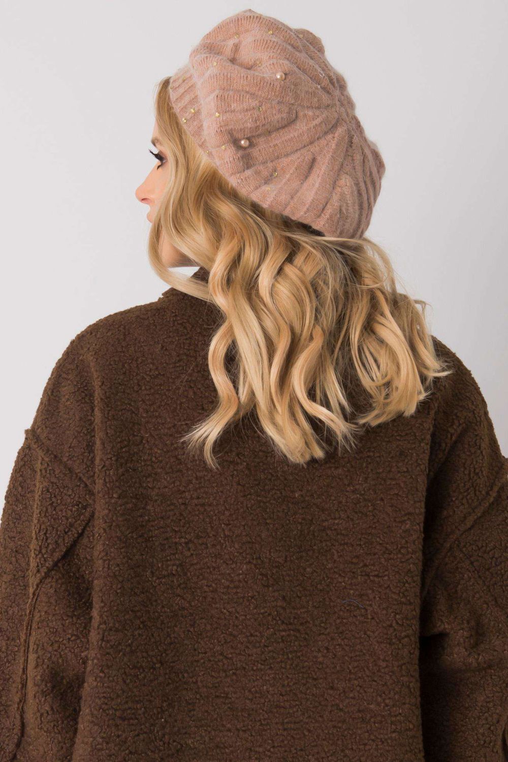 Bonnet femme AT — beige