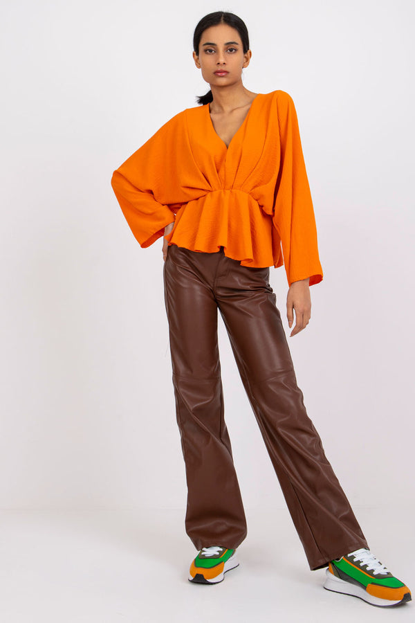 Blouse femme Italy Moda Chemisier Chemisier — orange