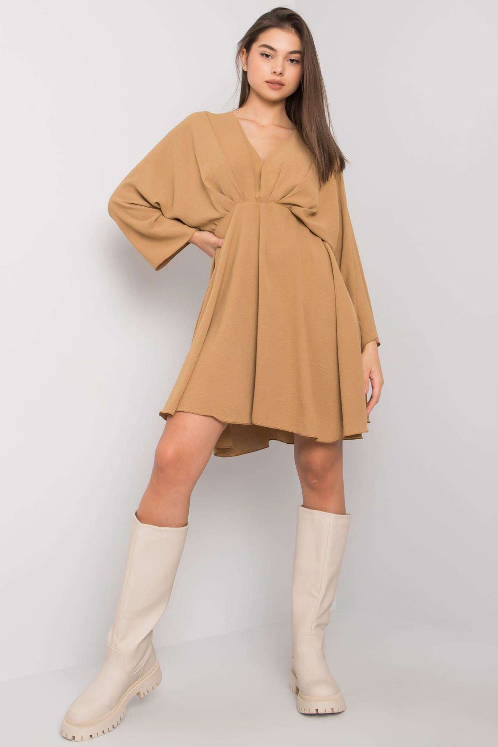 Robe femme Italy Moda De Jour De — beige