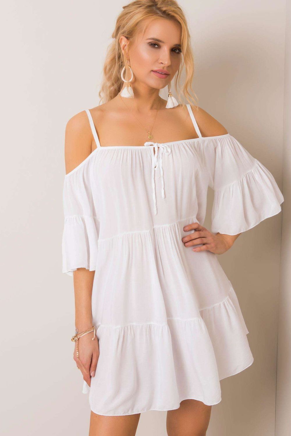 Robe femme Och Bella De Jour De — blanc