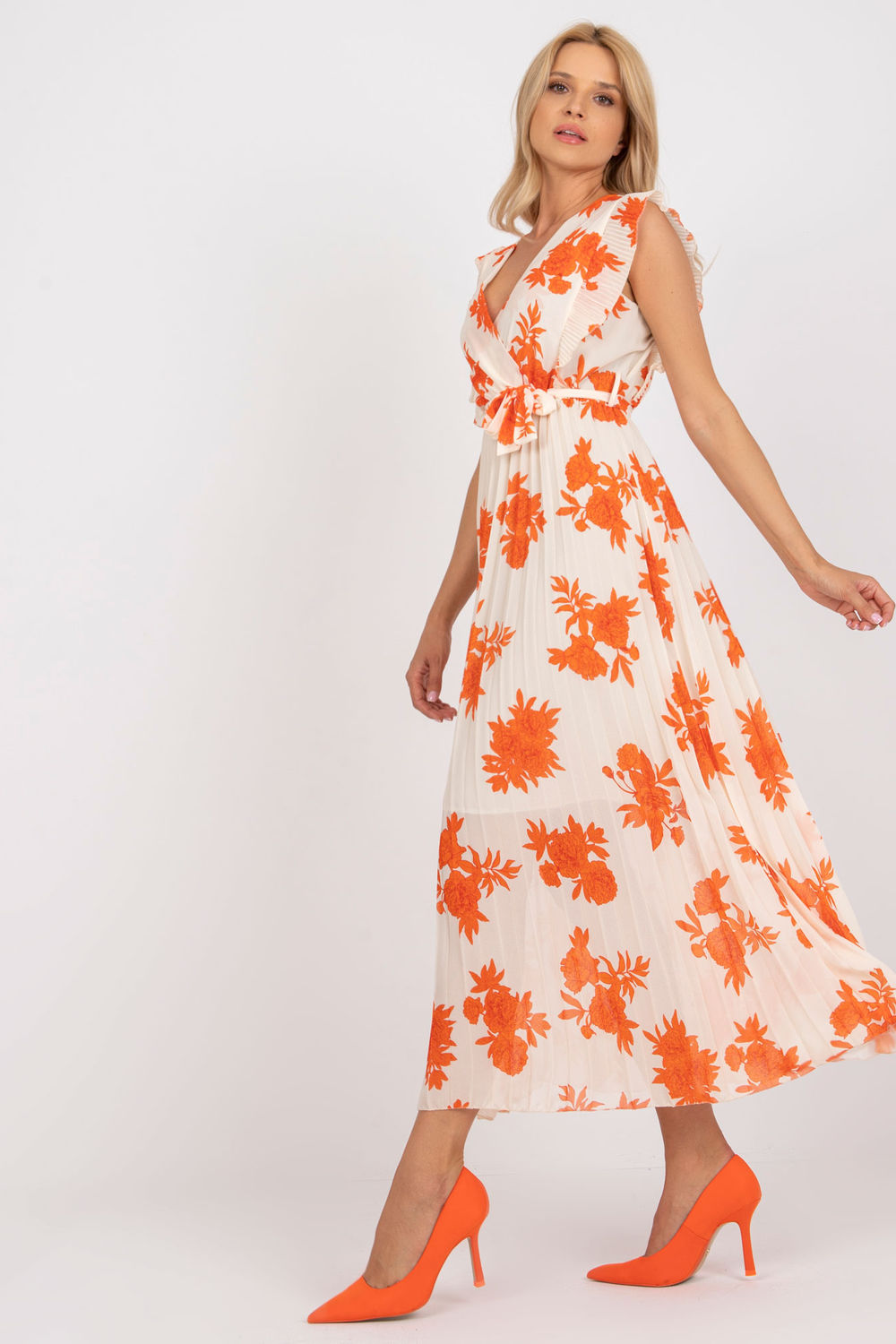 Robe femme Italy Moda De Jour De — orange