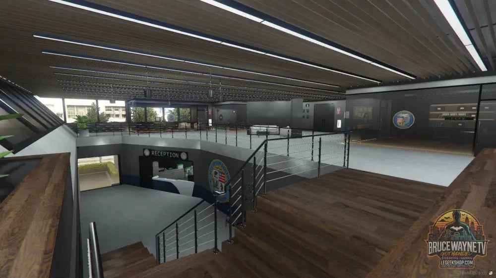 🗺️ Ibonoja MRPD Mission Row Police Station — mapping police fivem, vue 17, LeGeekShop