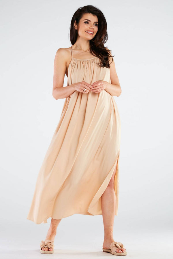 Robe femme awama De Jour De — beige