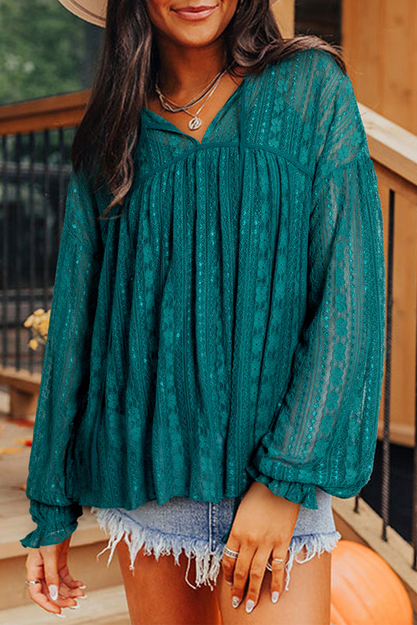 Blouse femme transparent