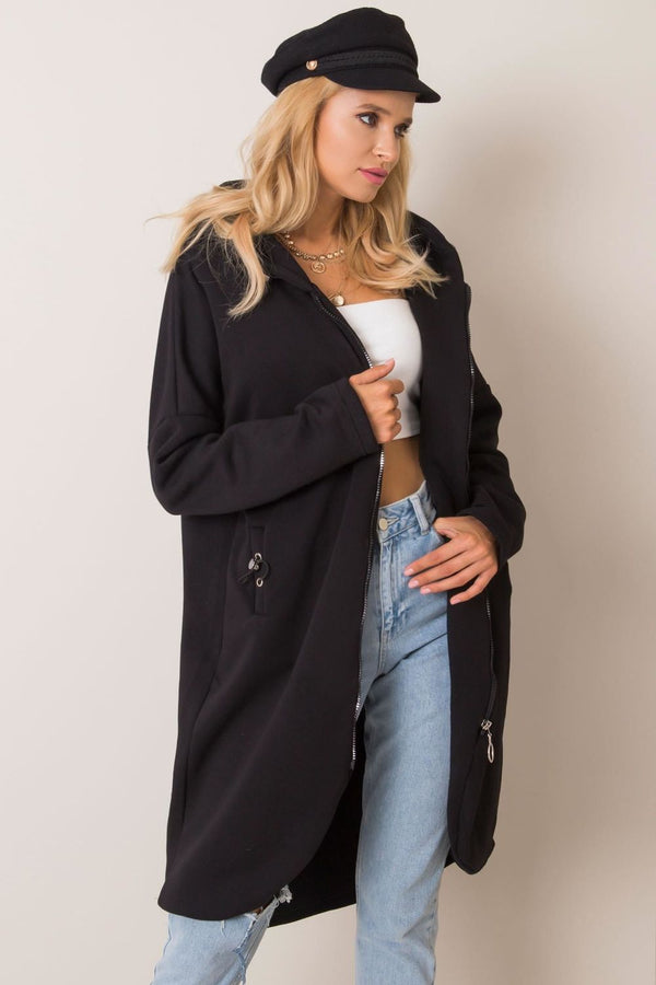 T-shirt femme Rue Paris Sweatshirt Sweatshirt — noir