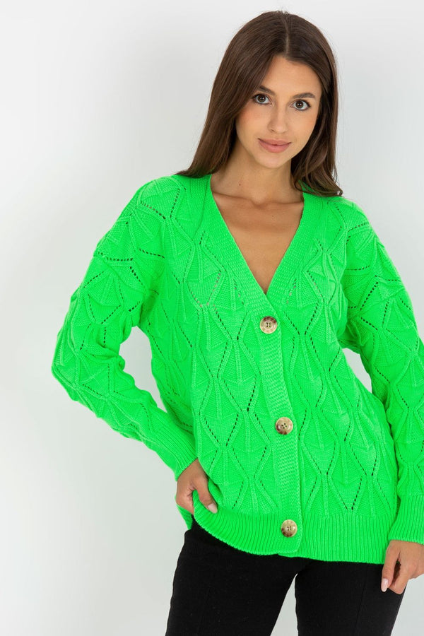 Cardigan femme Rue Paris — vert