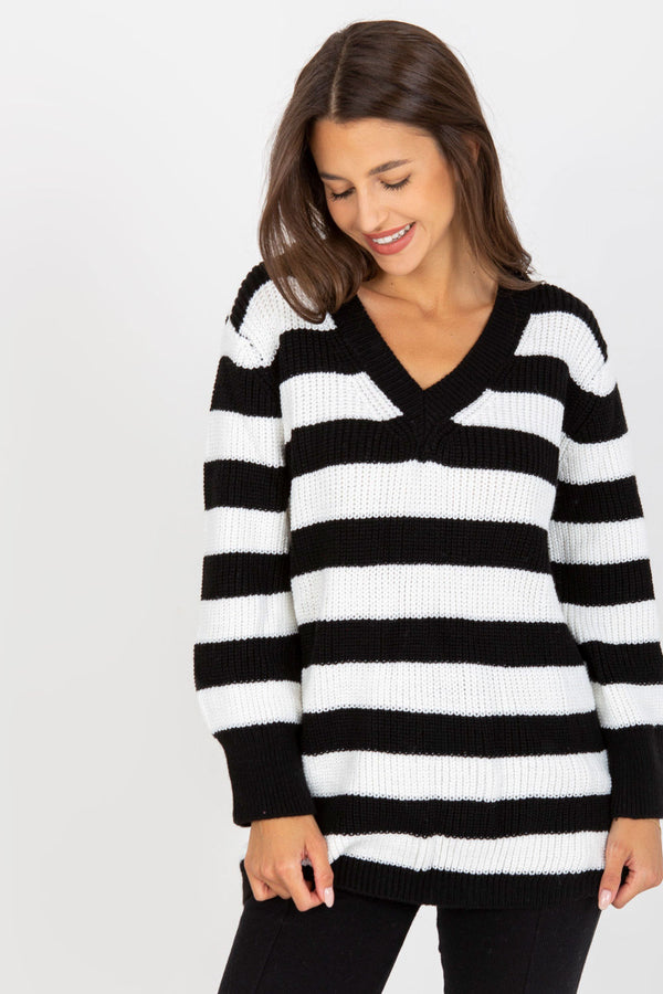 Pull femme Rue Paris Chandail Chandail — noir