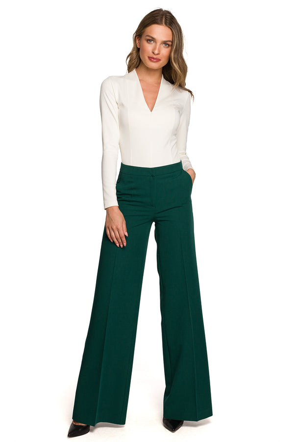 Chaussures à talons femme Stylove Pantalon Pantalon — vert
