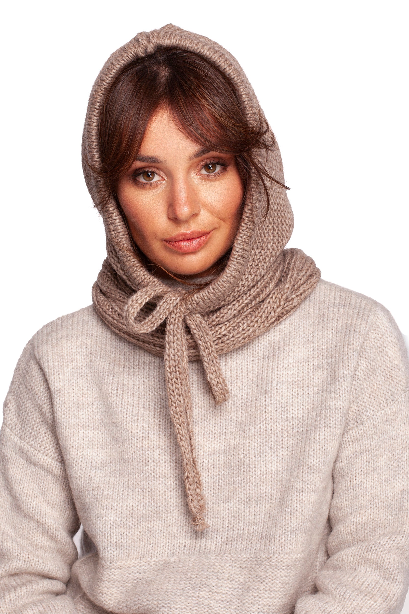 Balaklava femme BE Knit — beige