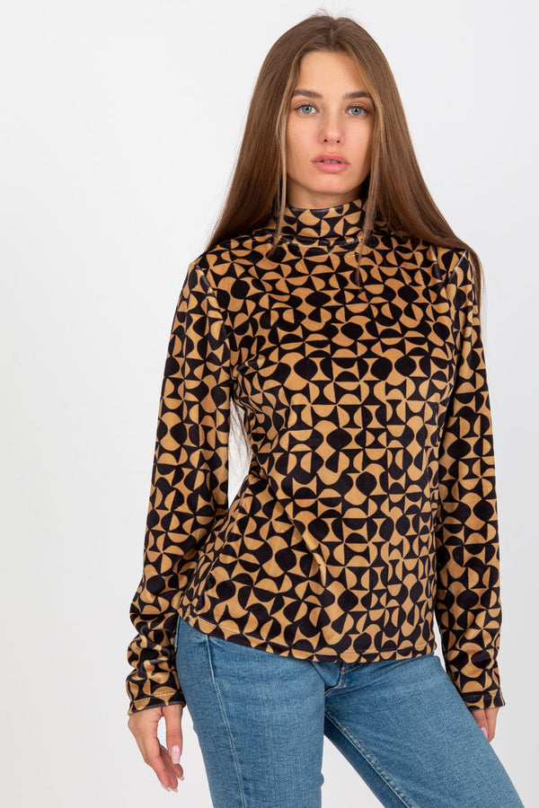 Blouse femme Rue Paris Chemisier Chemisier — brun