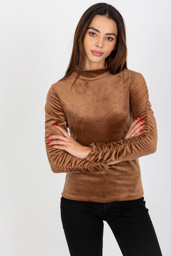 Blouse femme Rue Paris Chemisier Chemisier — brun