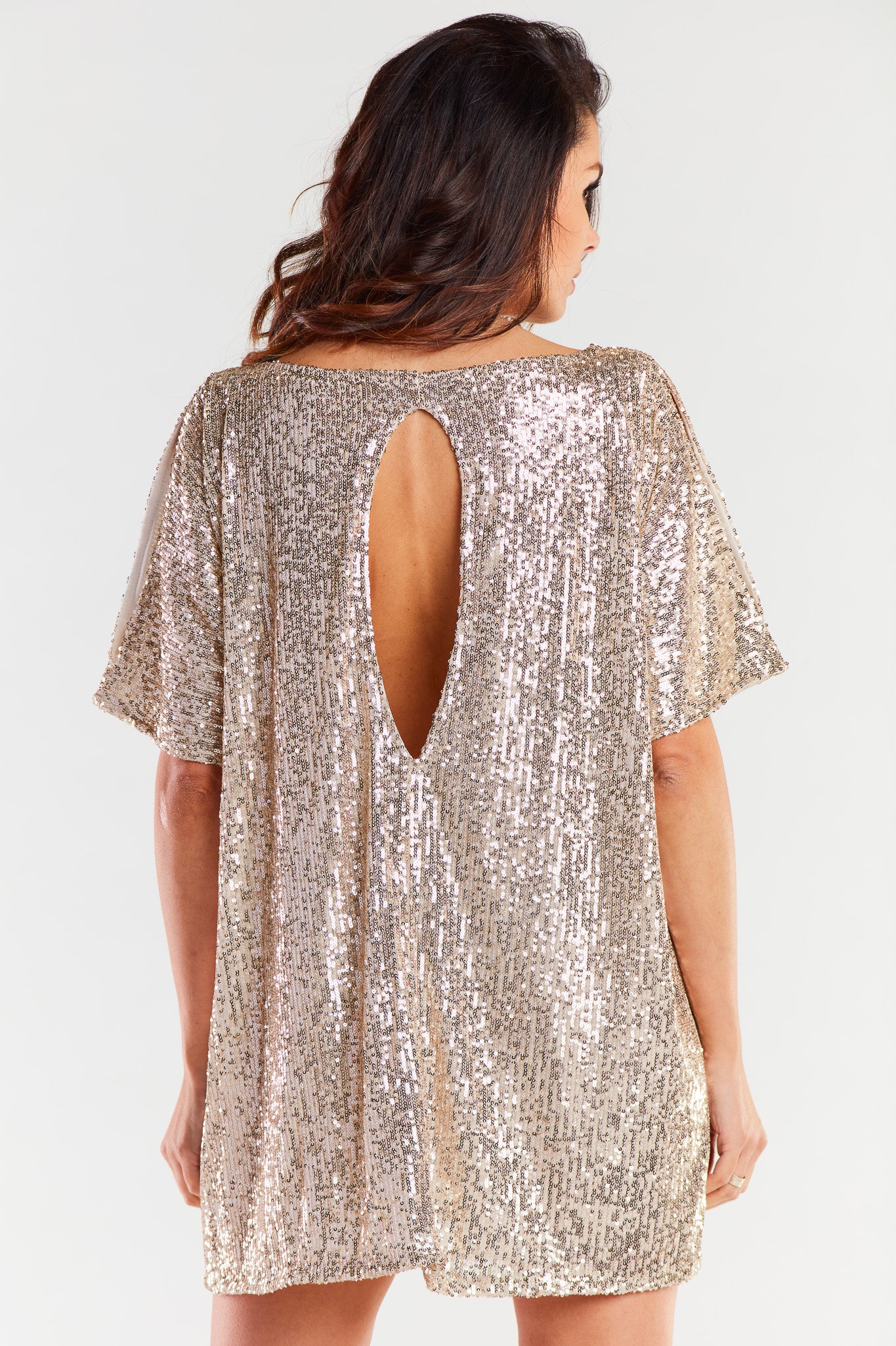 Robe femme awama De Soirée De — beige