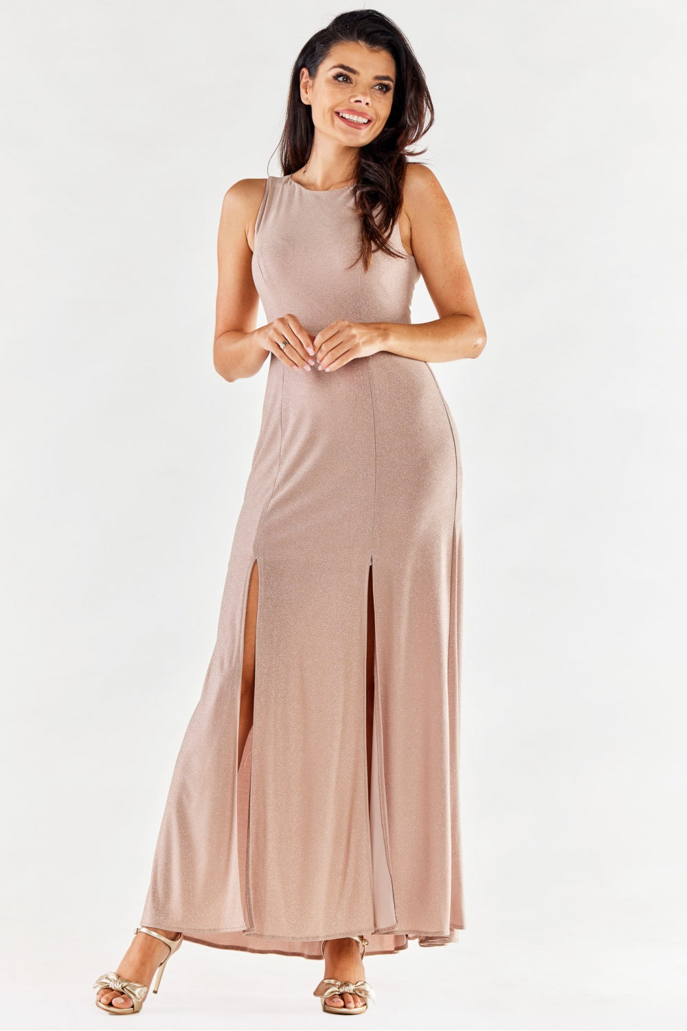 Robe femme awama Longue Longue — beige