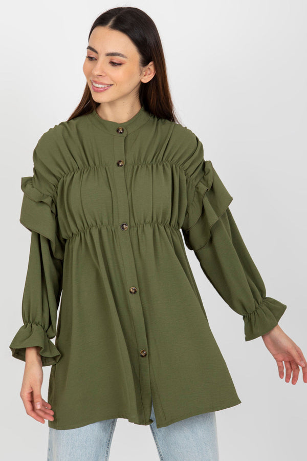 Blouse femme Och Bella — vert