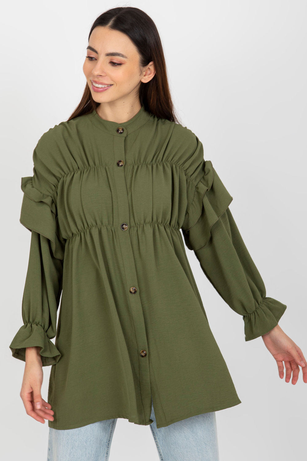 Blouse femme Och Bella — vert