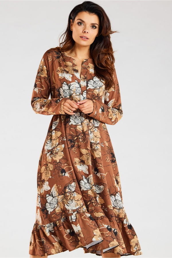Robe femme awama De Jour De — brun