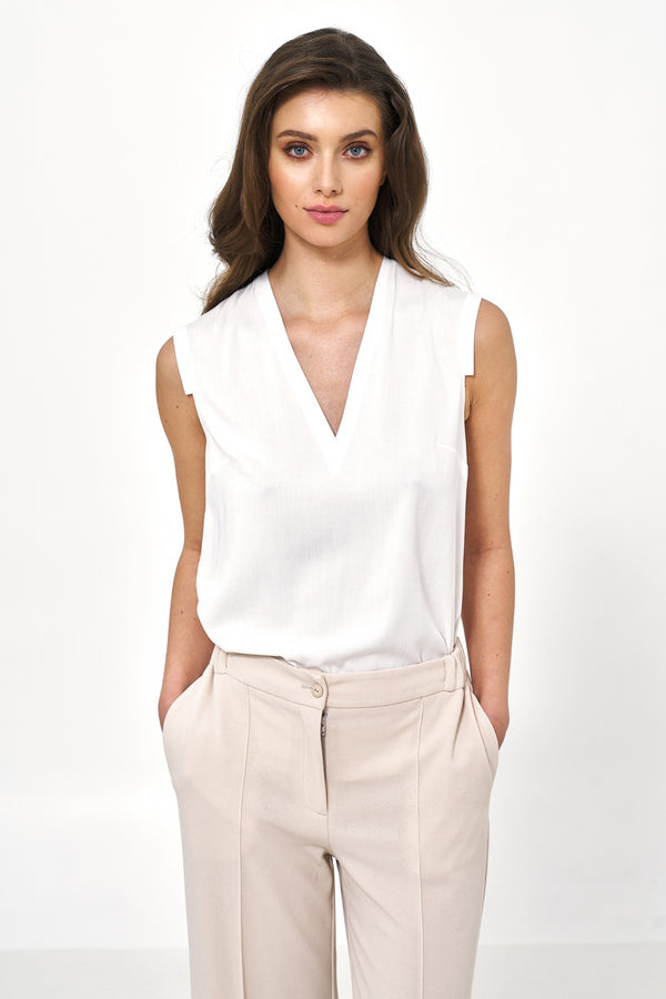 Blouse femme Nife Chemisier Chemisier — beige