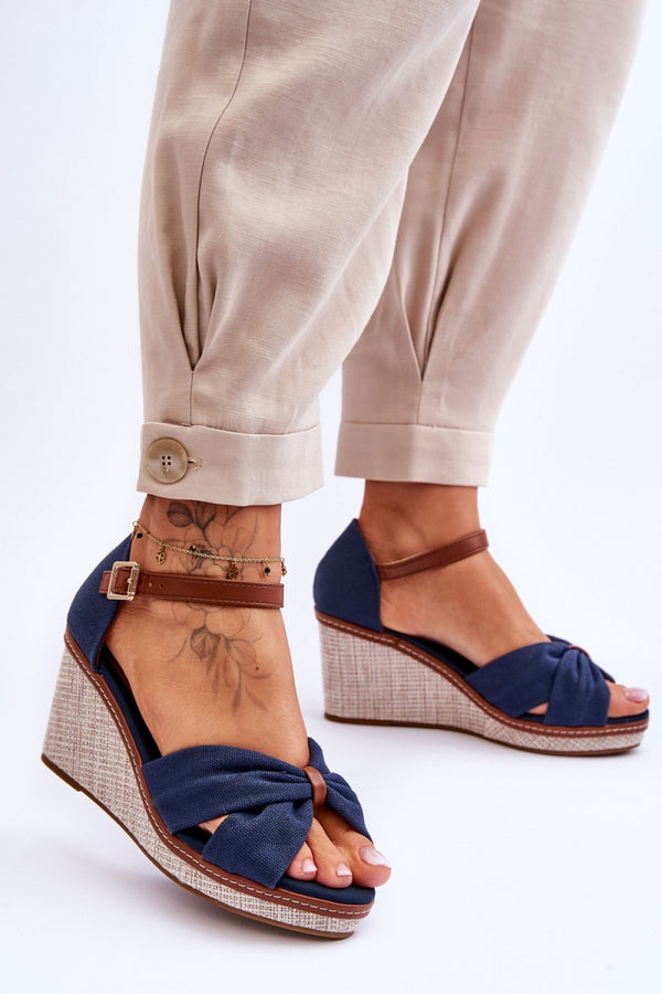 Sandales femme Step in style Cothurnes Cothurnes — bleu marine