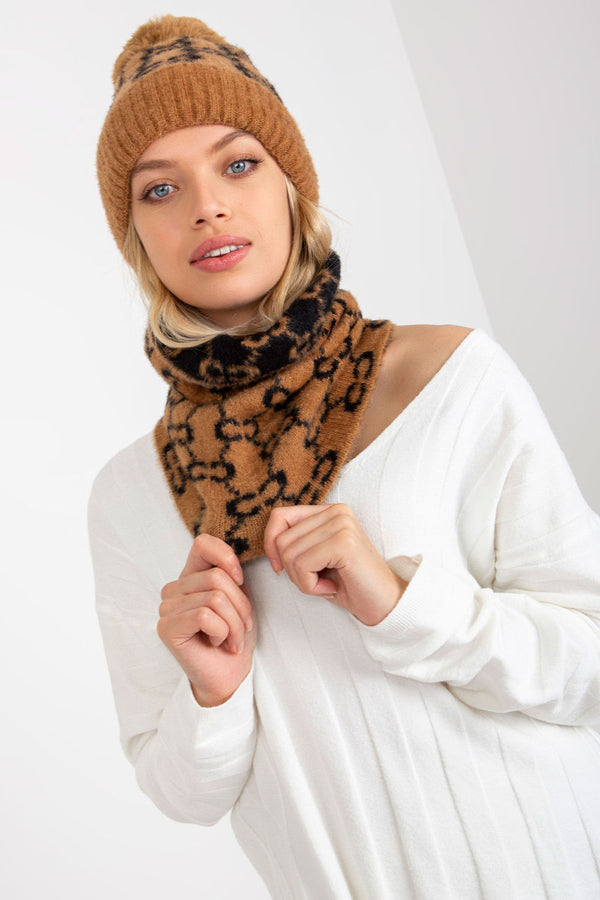 Infinity Écharpe femme AT — brun