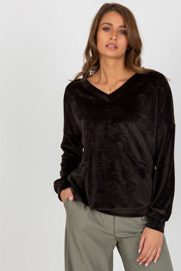 T-shirt femme Relevance Sweatshirt Sweatshirt — noir