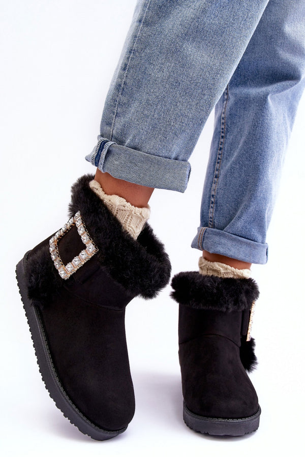 Bottes femme Step in style De Neige De — noir