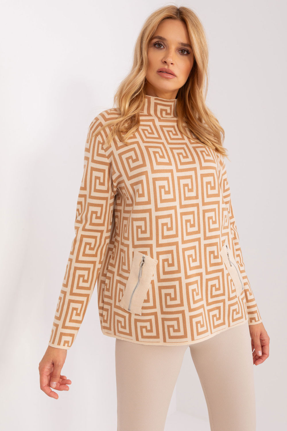 Pull femme AT Chandail Chandail — brun