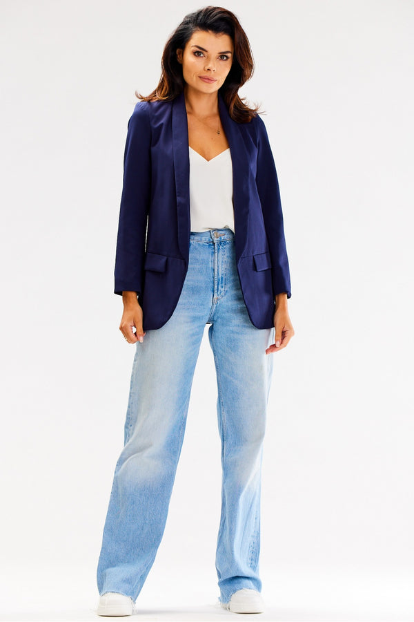 Blazer femme awama — bleu marine