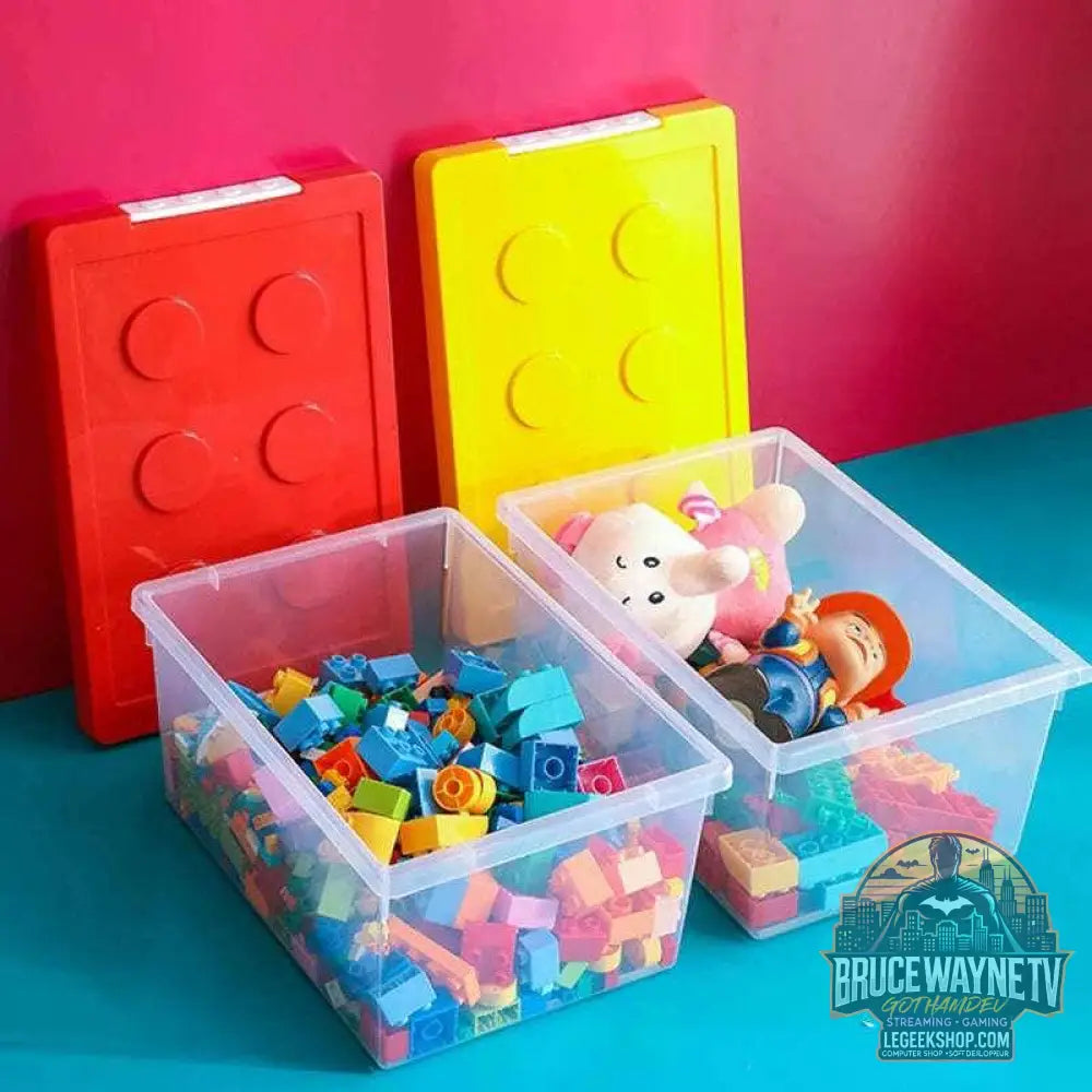 🧸 Boîte de Rangement Empilable – Organisateur Blocs de Construction & Jouets | Taille S ou L - Legeekshop