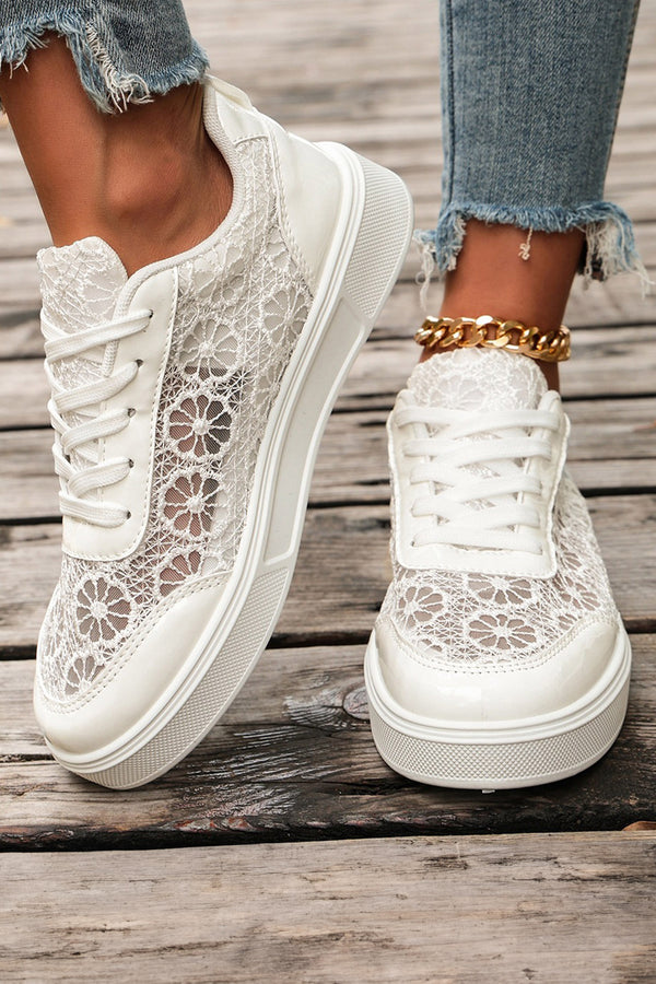 Pièce mode femme floral, transparent, casual — blanc