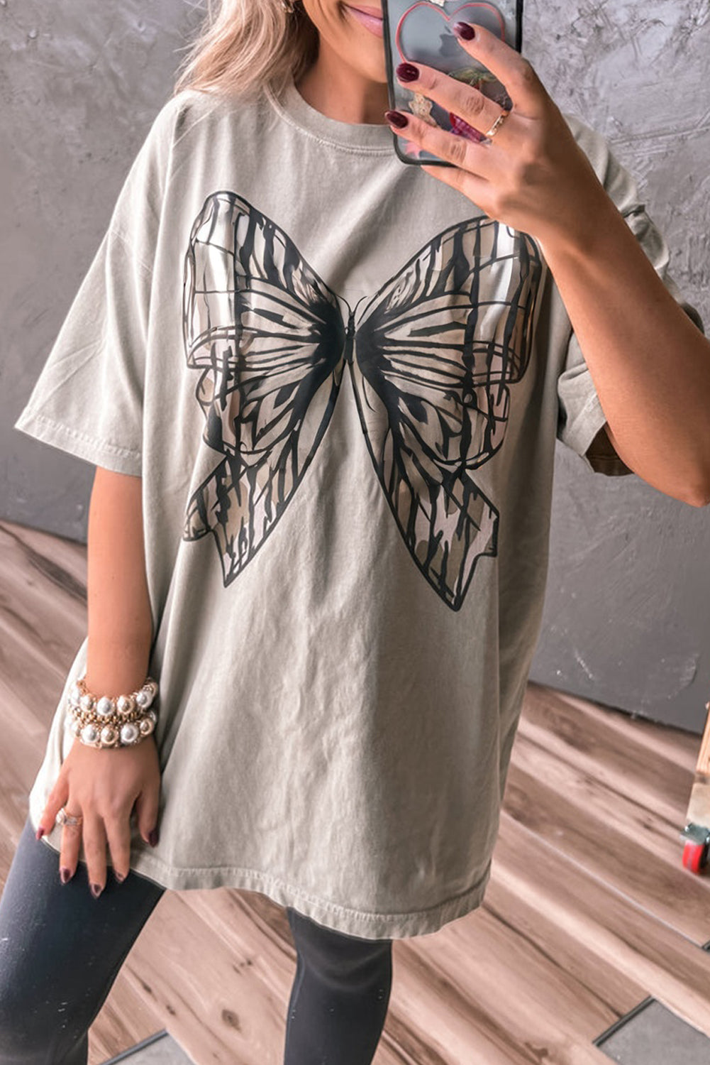 T-shirt femme épaules tombantes, casual