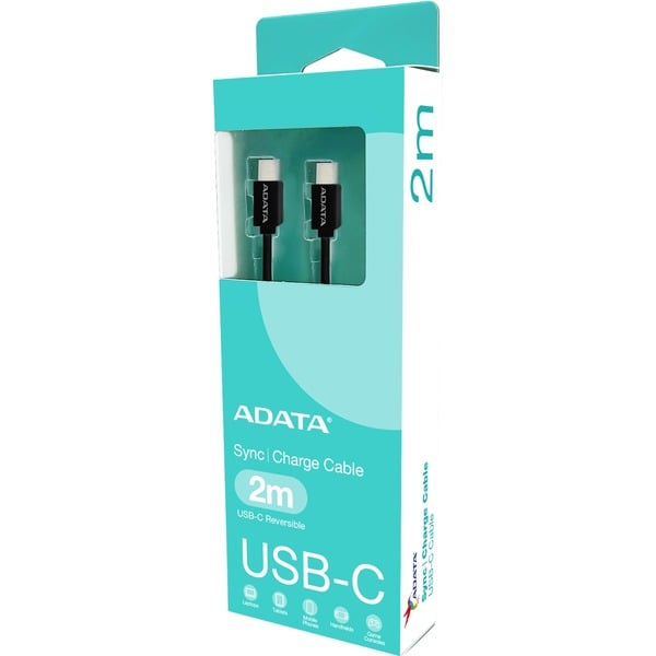 ADATA USB 2.0 câble, USB-C Stecker > USB-C Stecker - ADATA - vue 3
