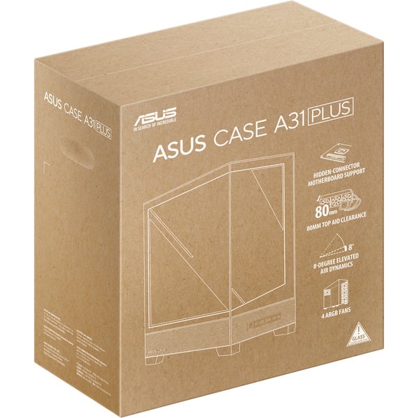 ASUS A31 PLUS TG ARGB, Tower-Gehäuse - ASUS - vue 14