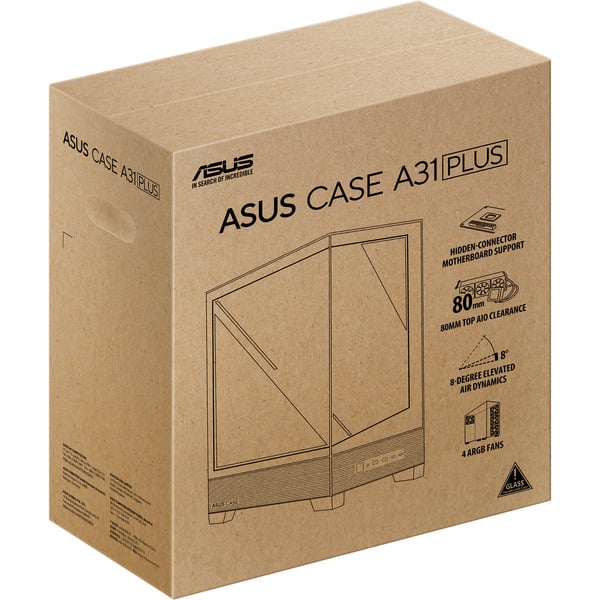 ASUS A31 PLUS TG ARGB, Tower-Gehäuse - ASUS - vue 12