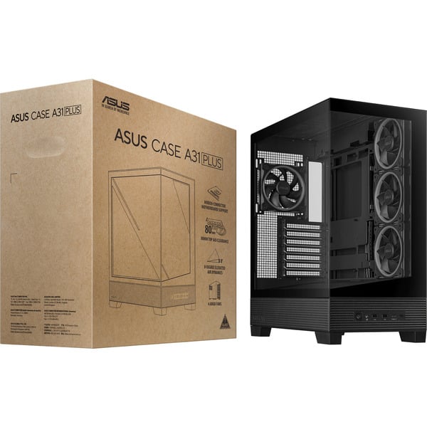 ASUS A31 PLUS TG ARGB, Tower-Gehäuse - ASUS - vue 14