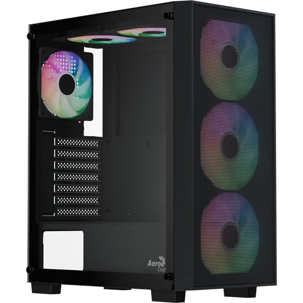 Aerocool B509A Flow-G-BK-v1, avec alimentation Aero 650, Tower-Gehäuse - Aerocool - vue 2