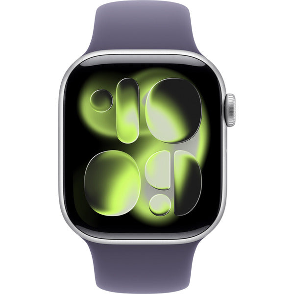 Apple Watch argent, Aluminium, 42 mm, bracelet sport nebelviolett S/M - Apple