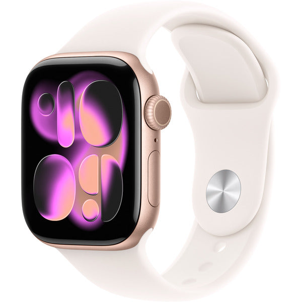 Apple Watch Titan Gold, bracelet / boîtier titane, 42 mm, bracelet sport blassrosa M/L, Cellular - Apple - vue 2
