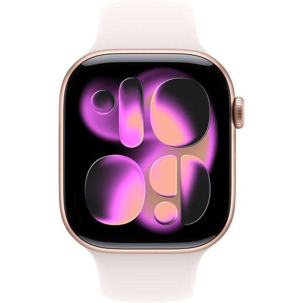 Apple Watch Titan Gold, bracelet / boîtier titane, 46 mm, bracelet sport blassrosa M/L, Cellular - Apple