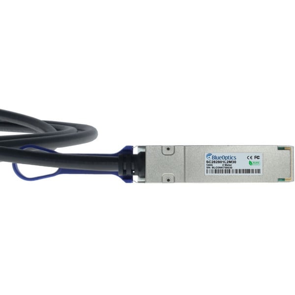 € 75,55 BlueOptics BlueLAN Direct Attach câble kompatibel zu Juniper JNP-100G-DAC-2M QSFP28 - BlueOptics - vue 4