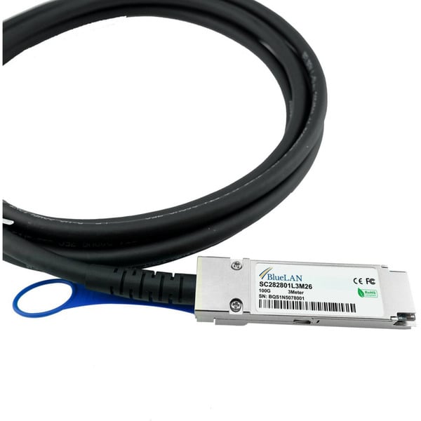 € 81,43 BlueOptics BlueLAN Direct Attach câble kompatibel zu Ubiquiti UACC-DAC-QSFP28-3M - BlueOptics - vue 2