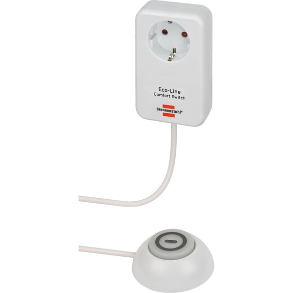 Brennenstuhl Eco-Line Comfort Switch Adapter, Steckdosenleiste - Brennenstuhl