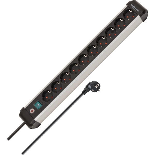 Brennenstuhl Premium-Alu-Line Steckdosenleiste 10-fach - Brennenstuhl