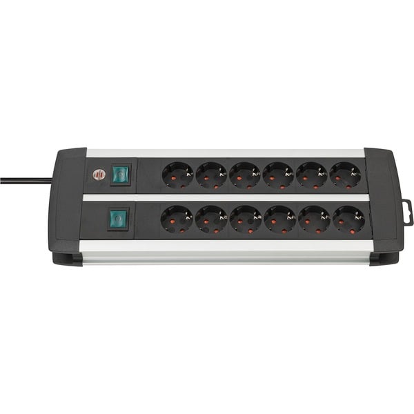 Brennenstuhl Premium-Alu-Line Steckdosenleiste 12-fach Duo - Brennenstuhl