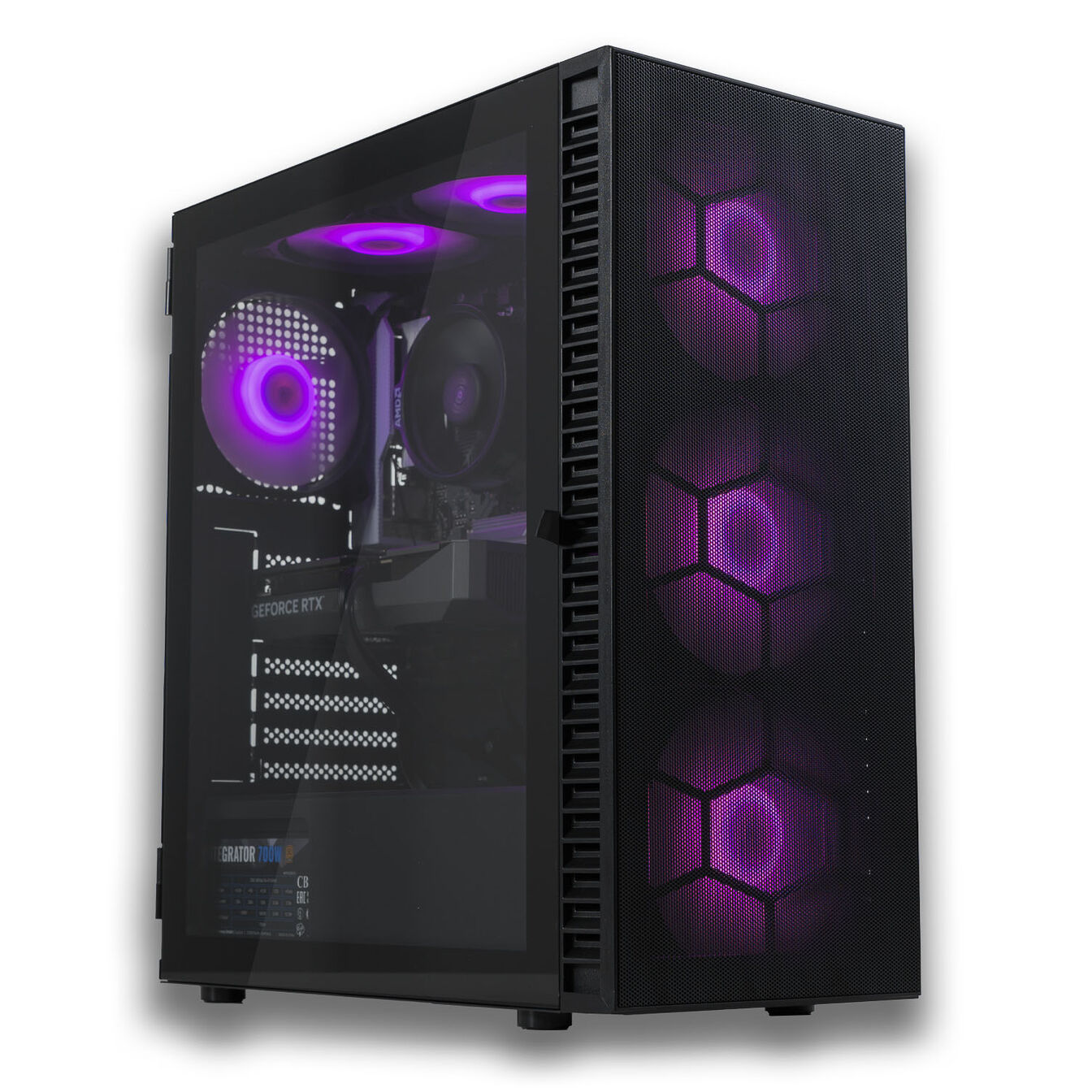 Gaming-PC Mach 2, AMD Ryzen 5 7500F, RTX 5060 Ti 16GB - King Mod Systems - vue 2