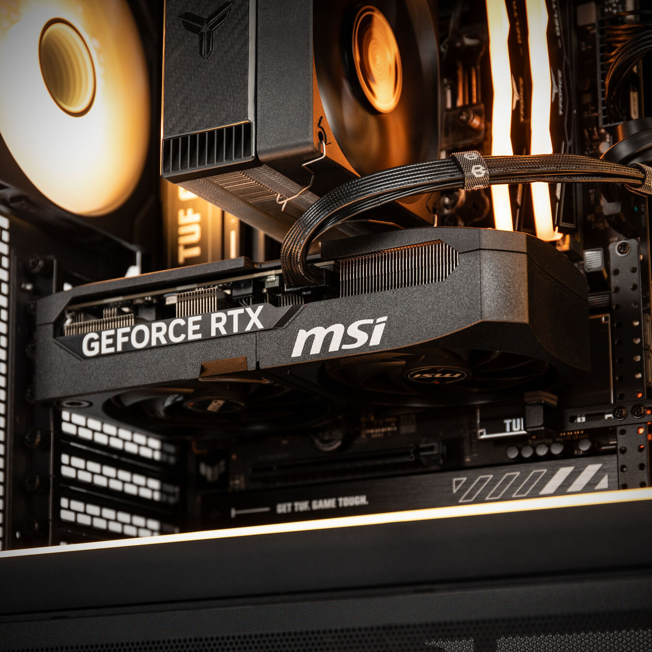 KingForge Gaming-PC Gold, AMD Ryzen 5 7500X3D, RTX 5070, Phanteks Eclipse G400A – Fertig-PC - King Mod Systems - vue 7