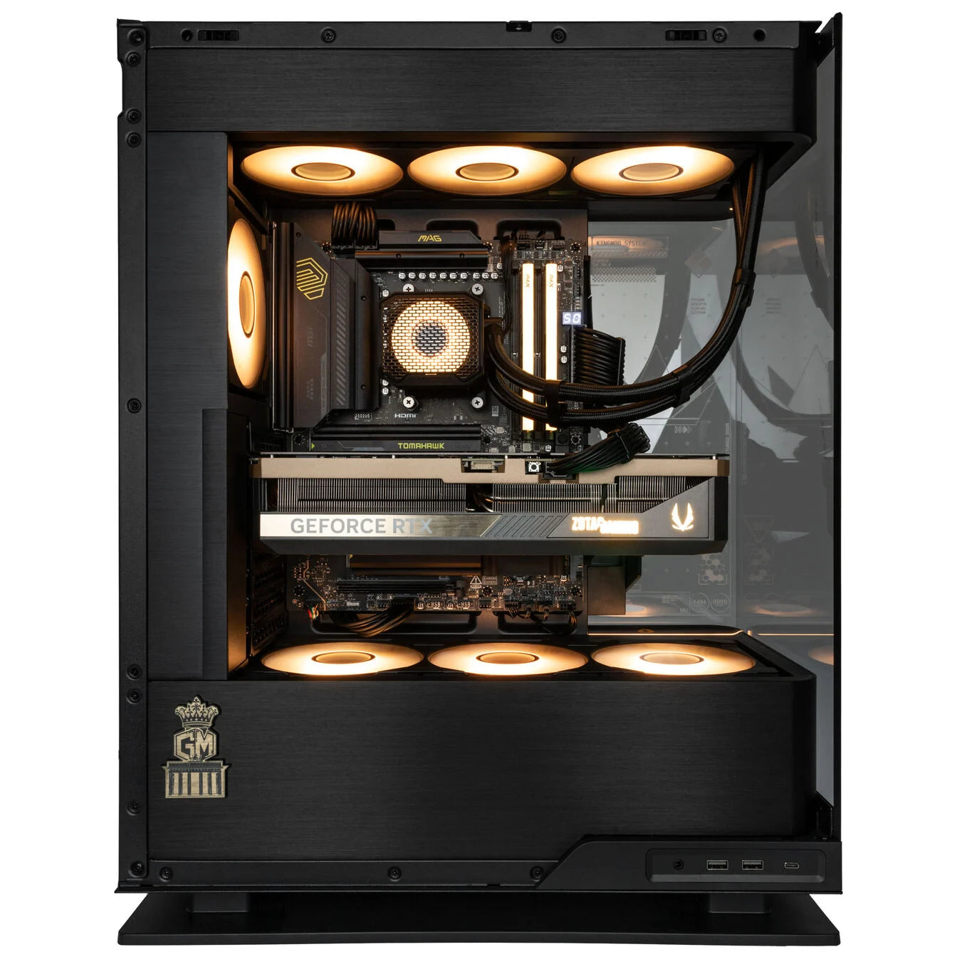 KingForge Gaming-PC GrandMaster, AMD Ryzen 7 9850X3D, RTX 5090, Phanteks Evolv X2 – Fertig-PC - King Mod Systems - vue 4