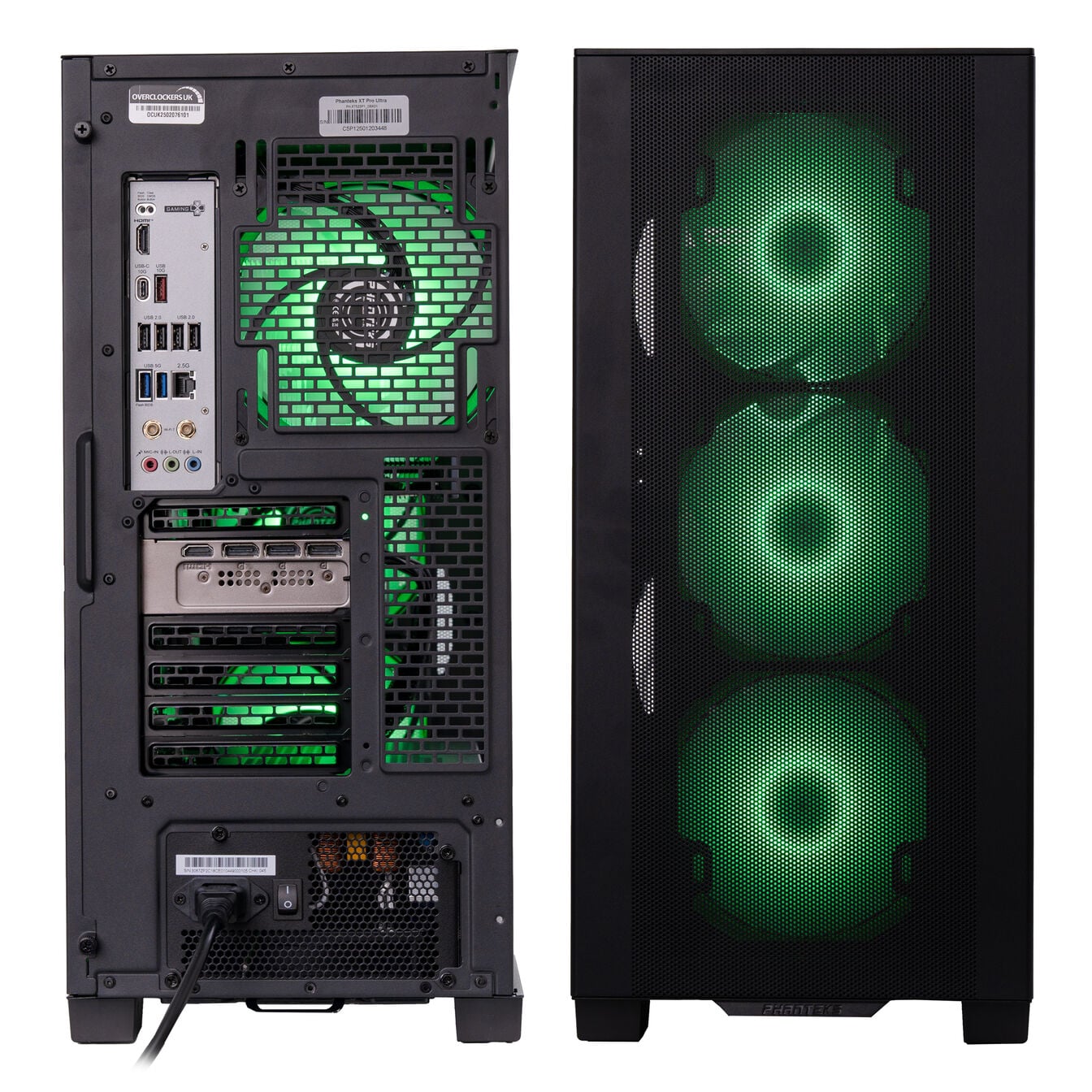Gaming-PC Mach 5 vert, AMD Ryzen 5 7500X3D, RTX 5070 Ti - King Mod Systems - vue 4